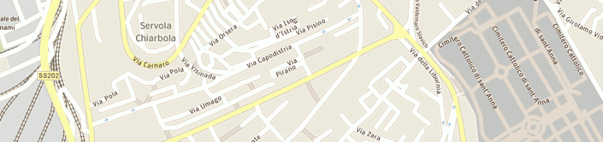 Mappa della impresa adriacolori di igor cante a TRIESTE