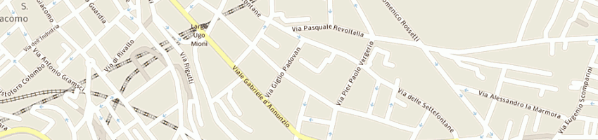 Mappa della impresa tedesco metalli a TRIESTE