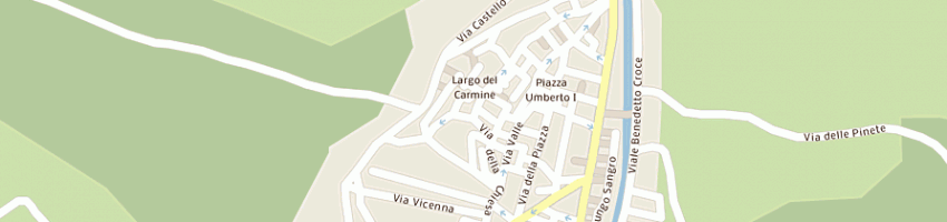 Mappa della impresa hotel corona a PESCASSEROLI