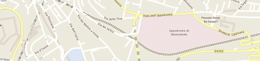 Mappa della impresa panda di denis a e c snc a TRIESTE