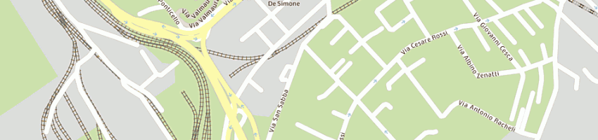 Mappa della impresa idros srl a TRIESTE
