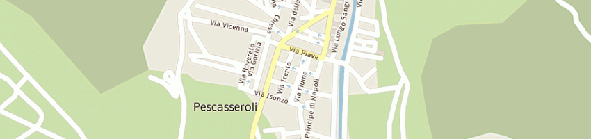 Mappa della impresa roselli domenico a PESCASSEROLI