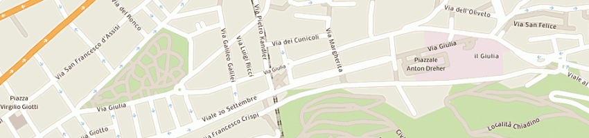 Mappa della impresa gran paolo a TRIESTE