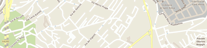 Mappa della impresa carrozzeria servola a TRIESTE