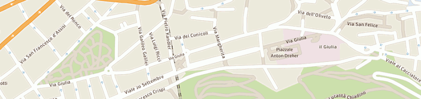 Mappa della impresa salone lucio a TRIESTE