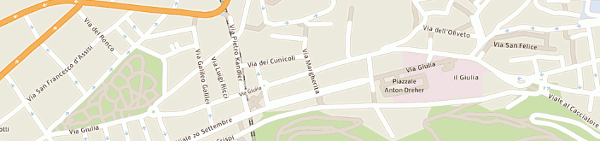 Mappa della impresa niker a TRIESTE
