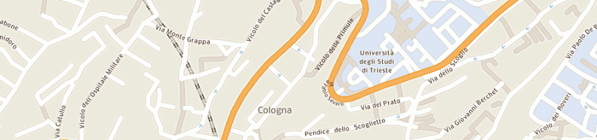 Mappa della impresa puliture elena di strumendo elena a TRIESTE