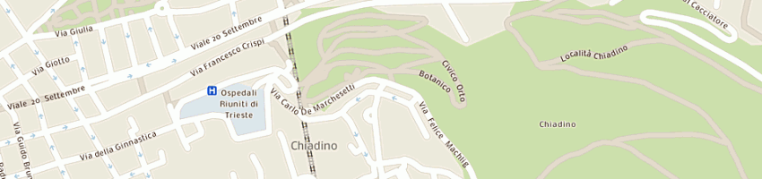 Mappa della impresa veramed srl a TRIESTE