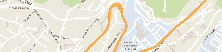 Mappa della impresa carrozzeria cologna a TRIESTE