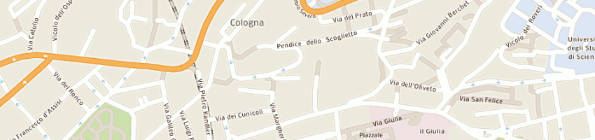 Mappa della impresa cersal srl a TRIESTE