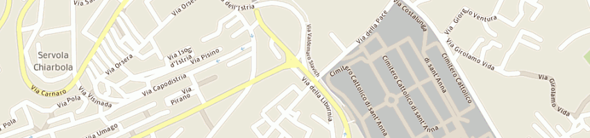 Mappa della impresa romio diego a TRIESTE