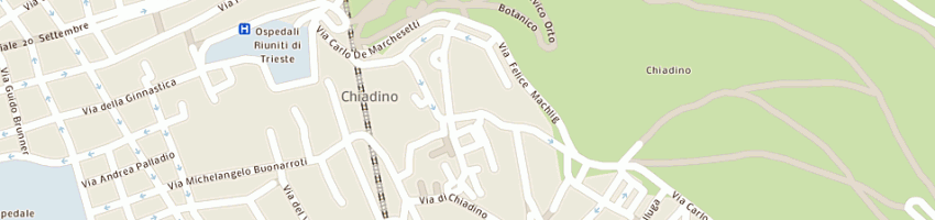 Mappa della impresa bf restauri edili srl di bratetich e ferluga a TRIESTE
