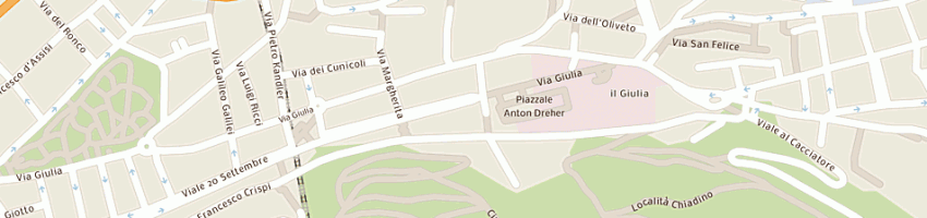 Mappa della impresa euroimpex srl a TRIESTE