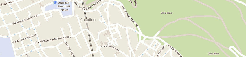 Mappa della impresa pizzeria da gigi a TRIESTE
