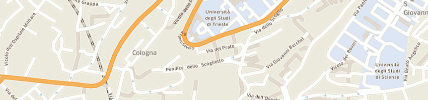 Mappa della impresa salone giorgio a TRIESTE