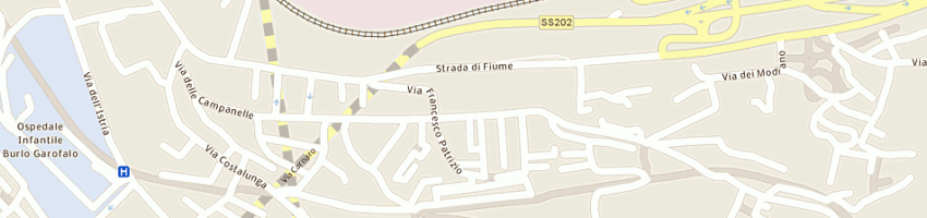 Mappa della impresa braico renato a TRIESTE