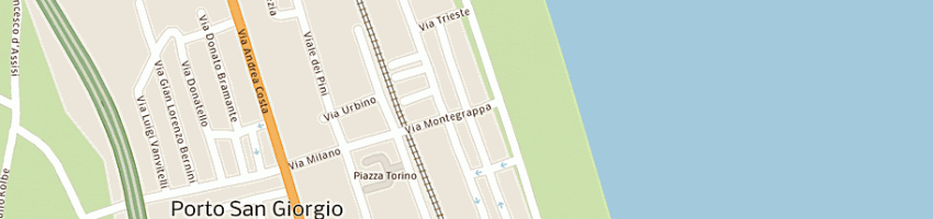 Mappa della impresa ercoli giovanni a PORTO SAN GIORGIO