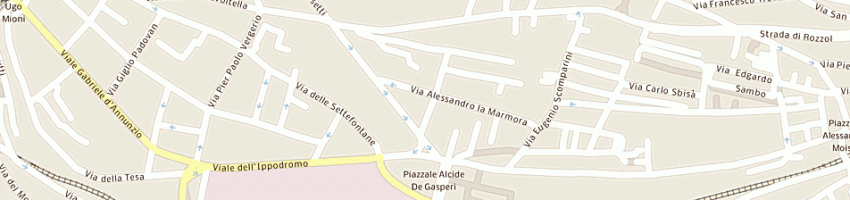 Mappa della impresa miramare srl a TRIESTE