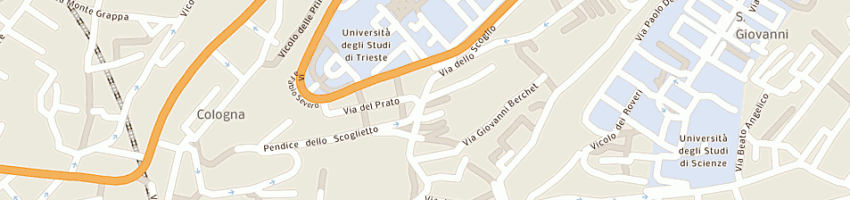 Mappa della impresa imprinta srl a TRIESTE