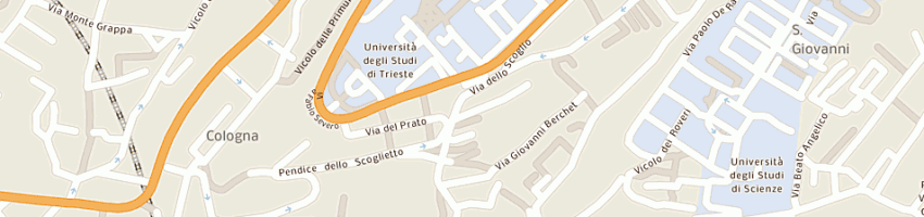 Mappa della impresa associazione goblin a TRIESTE