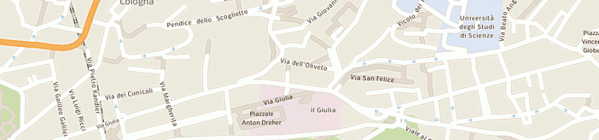 Mappa della impresa ephestia di spazzali verdiana a TRIESTE
