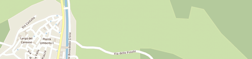 Mappa della impresa carabinieri a PESCASSEROLI