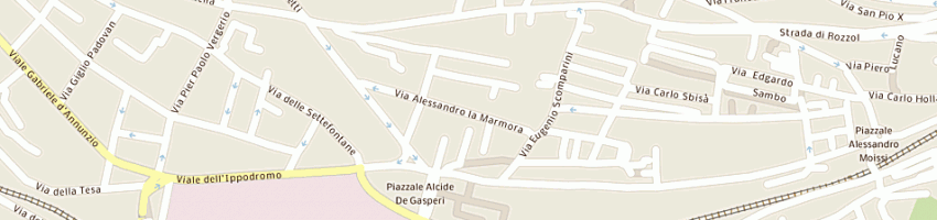 Mappa della impresa edilita' srl unipersonale a TRIESTE