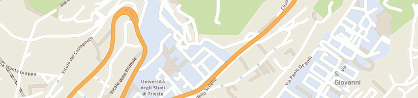 Mappa della impresa universita' di trieste csia centro servizi informatici di ateneo a TRIESTE