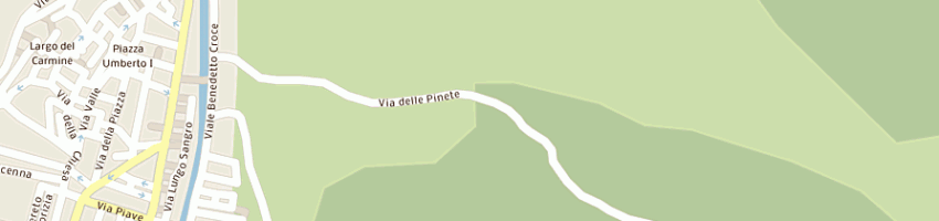 Mappa della impresa la sera e'  di palleschi anna rita e c sas a PESCASSEROLI