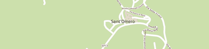 Mappa della impresa colabeton srl a SANT OMERO