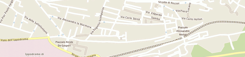 Mappa della impresa cettul alessandro a TRIESTE