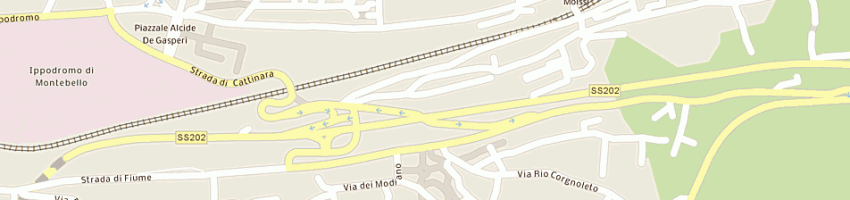 Mappa della impresa carrozzeria ippodromo (snc) a TRIESTE