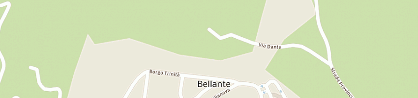 Mappa della impresa alimentari del corso a BELLANTE