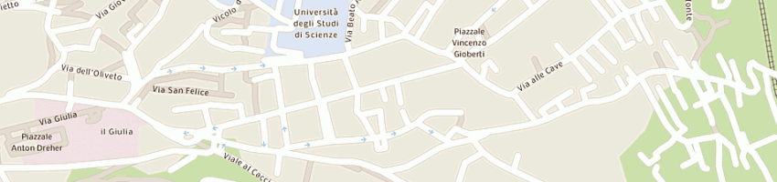 Mappa della impresa acconciature maschili giuseppe a TRIESTE