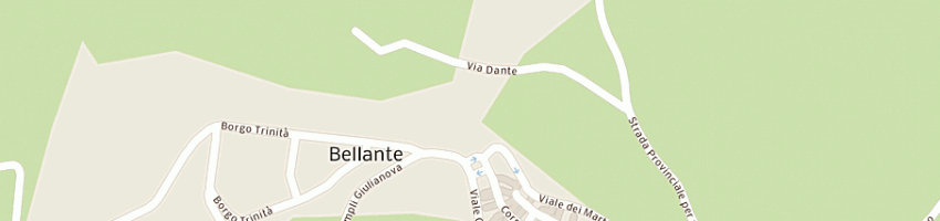 Mappa della impresa flli di sante di di sante maurizio e c sas a BELLANTE