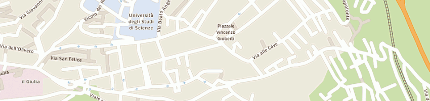 Mappa della impresa centro italiano femminile a TRIESTE