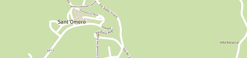 Mappa della impresa parrucchieria jostaff a SANT OMERO