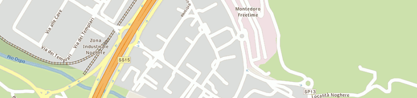 Mappa della impresa aromcaffe' a MUGGIA