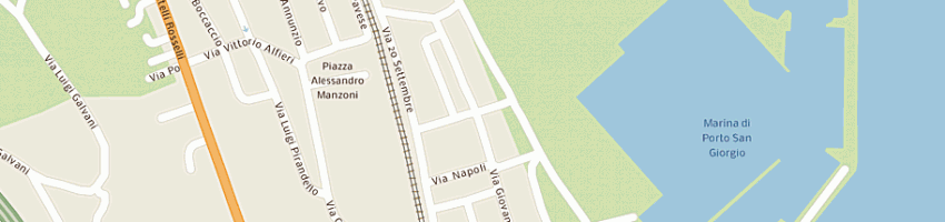 Mappa della impresa camilli gabriele a PORTO SAN GIORGIO