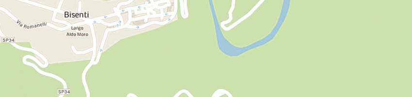 Mappa della impresa bar pizzeria valfino a BISENTI