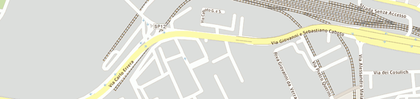 Mappa della impresa argol spa a TRIESTE