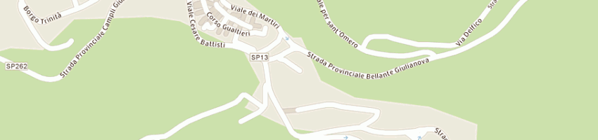 Mappa della impresa italtaglio di flammini giancarlo a BELLANTE