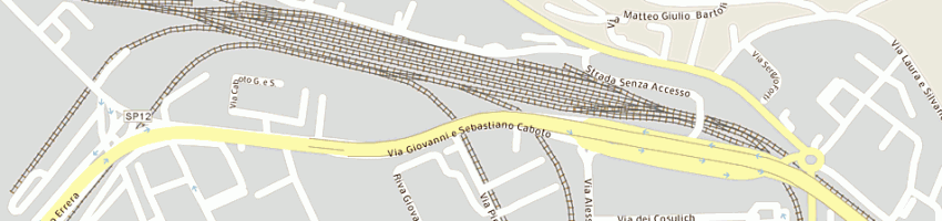 Mappa della impresa urizio impianti elettrici a TRIESTE