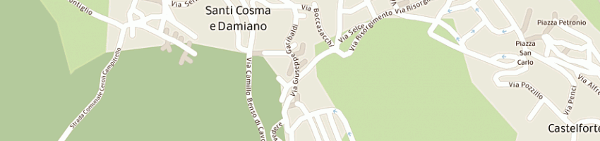 Mappa della impresa insieme di alessandro anelli e c sas a SANTI COSMA E DAMIANO
