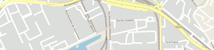 Mappa della impresa centro auto a TRIESTE