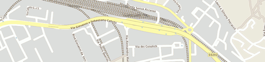 Mappa della impresa druscovich lucio a TRIESTE