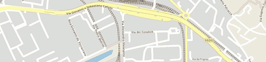 Mappa della impresa distillerie triestine srl a TRIESTE