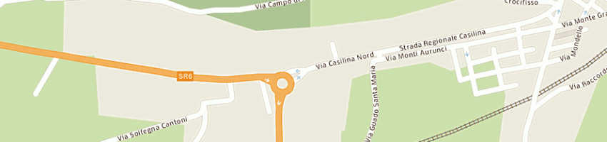 Mappa della impresa asl frosinone a CASSINO