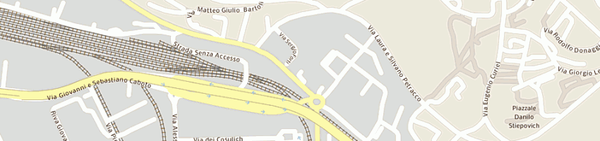Mappa della impresa lucioli spa a TRIESTE