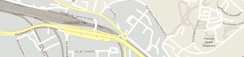 Mappa della impresa san dorligo carni srl a TRIESTE